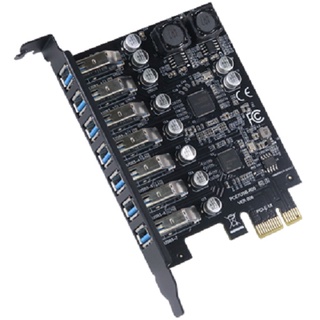 伽利略 PCI-E 1X USB3.1 Gen1 7埠卡(PE3117)