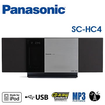 Panasonic iPod/USB 組合音響 SC-HC4 SC-HC4(送iPod touch)