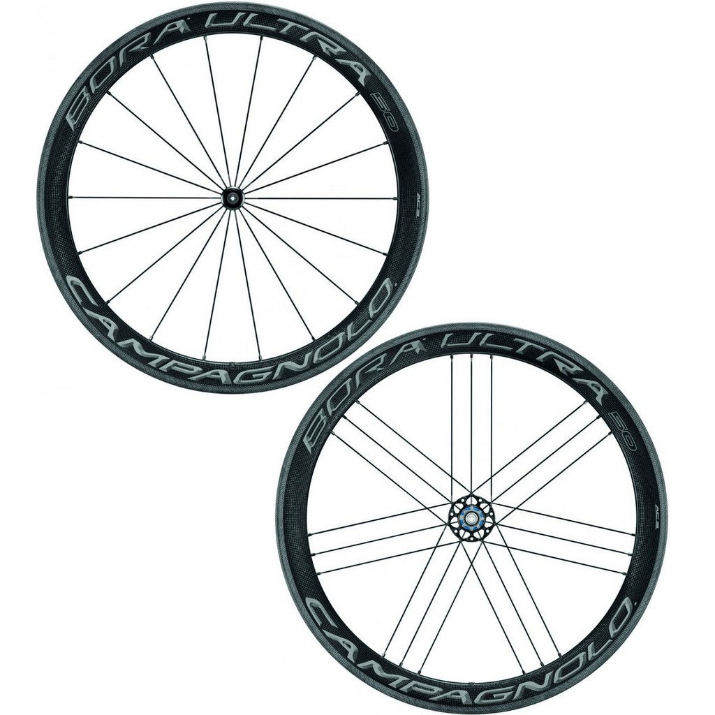 Campagnolo Bora Ultra 50 AC3 公路車管胎暗黑版碳纖維專業輪組, 適用