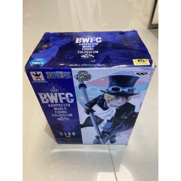 盒損有拆檢 日版 金證 景品 海賊王 造形王 頂上決戰 BWFC VOL.8 薩波