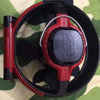 Coleman 露營 led燈+安全風扇