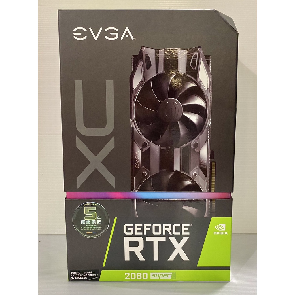 EVGA GeForce RTX 2080 SUPER XC GAMING, 08G 原廠保固(二手)