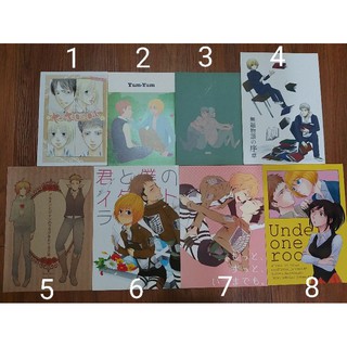 進擊的巨人C區 二手日文同人誌 讓受馬可讓明讓萊讓貝讓 約翰受 阿爾敏 萊納 貝爾 讓攻 讓總受 讓中心 BL同人