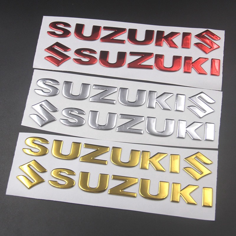 摩托車三維造型貼紙 suzuki Emblem Logo 貼紙 suzuki 三維造型貼紙
