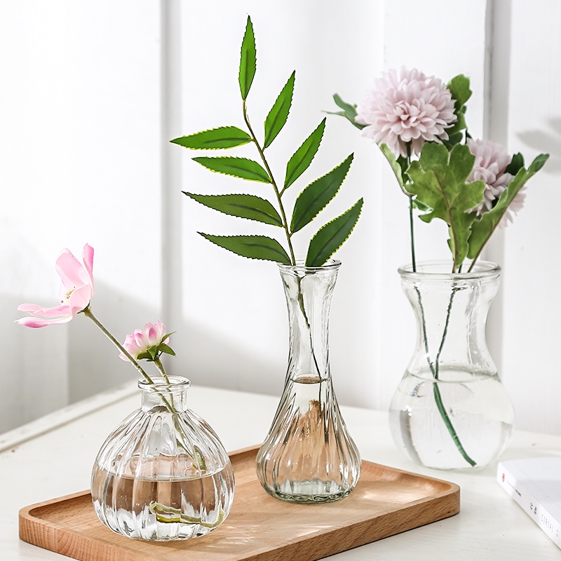 水培創意玻璃花瓶水仙花植物水培容器插花瓶綠蘿透明花盆風信子瓶