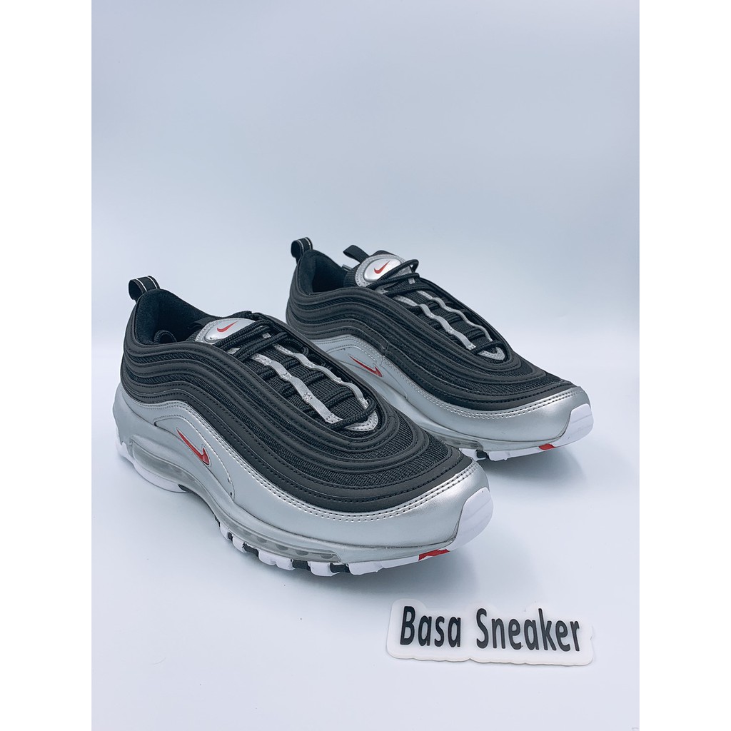 【Basa Sneaker】NIKE AIR MAX 97 AT5458-001 黑銀 紅勾 復古 氣墊 慢跑鞋