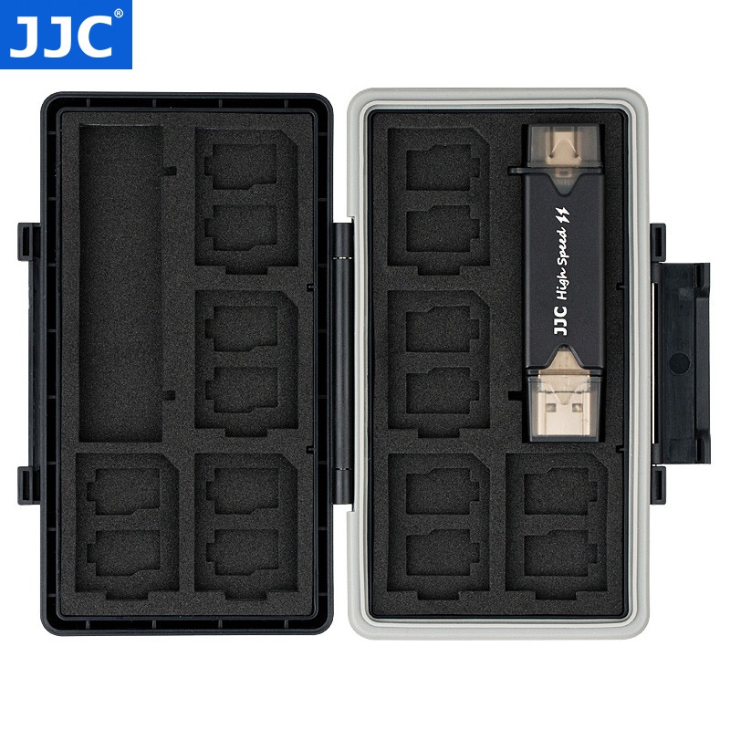 JJC 內存卡收納盒 存儲卡 SD卡盒CF TF卡包 XQD switch NS游戲卡 CFexpress Type-B