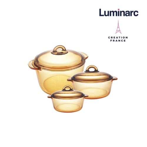 一套 3 個玻璃壺 Luminarc 花崗岩 1.5L、3L 和 5L -LUGR1535