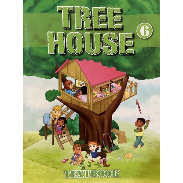 何嘉仁tree house6(課本、故事讀本三本、Cd 兩片、字卡一盒）
