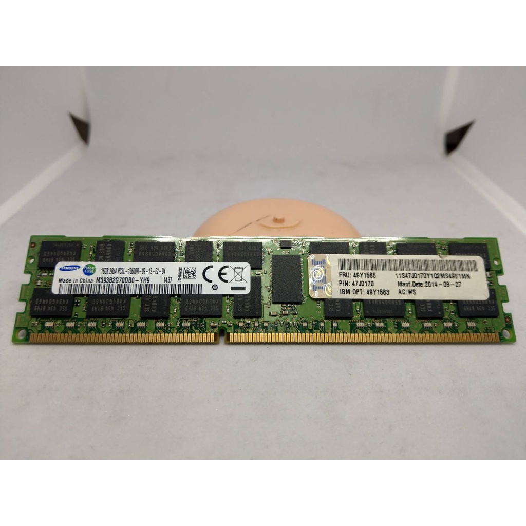 IBM PC3L-10600R 16GB 伺服器二手拆機記憶體