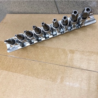 ~台灣製造~ 2分 1/4” 二分 五角星型(中空)套筒組/內五角 5角 套筒 防盜螺絲 拆怠速馬達 5爪 9pcs
