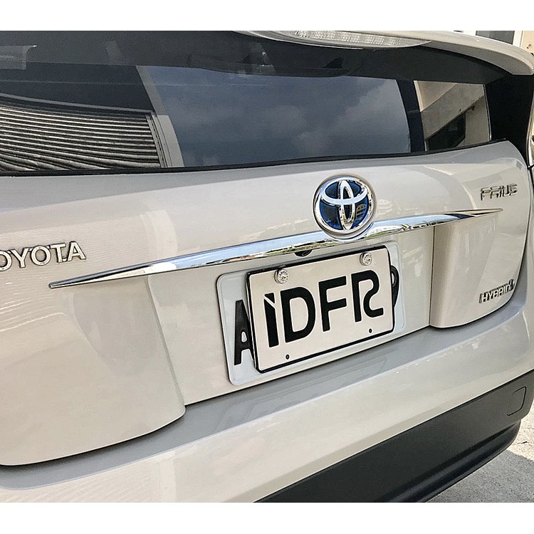 圓夢工廠 Toyota Prius 4代 XW50 2015~2018 改裝 鍍鉻銀 後車箱 尾門飾條 行李箱把手飾條貼