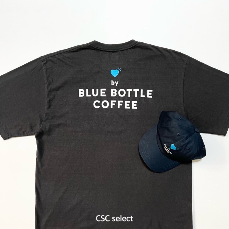 CSC▹ 現貨 Human Made X Blue Bottle Coffee 愛心 藍瓶咖啡 六片 老帽 口袋 短T