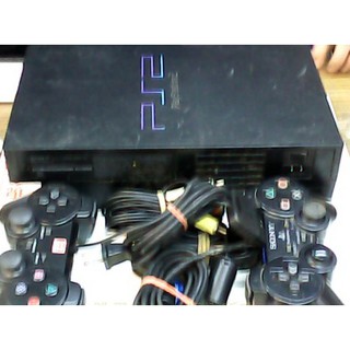 二手 SONY PS2 Play Station 電玩 遊戲機 主機+2搖桿