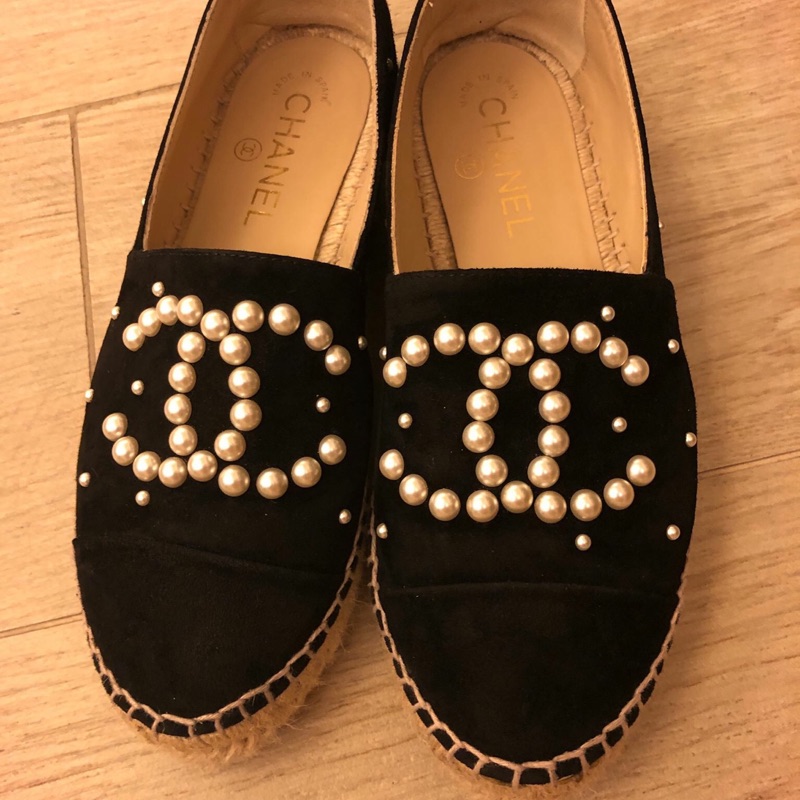 Chanel 珍珠 鉛筆鞋 37
