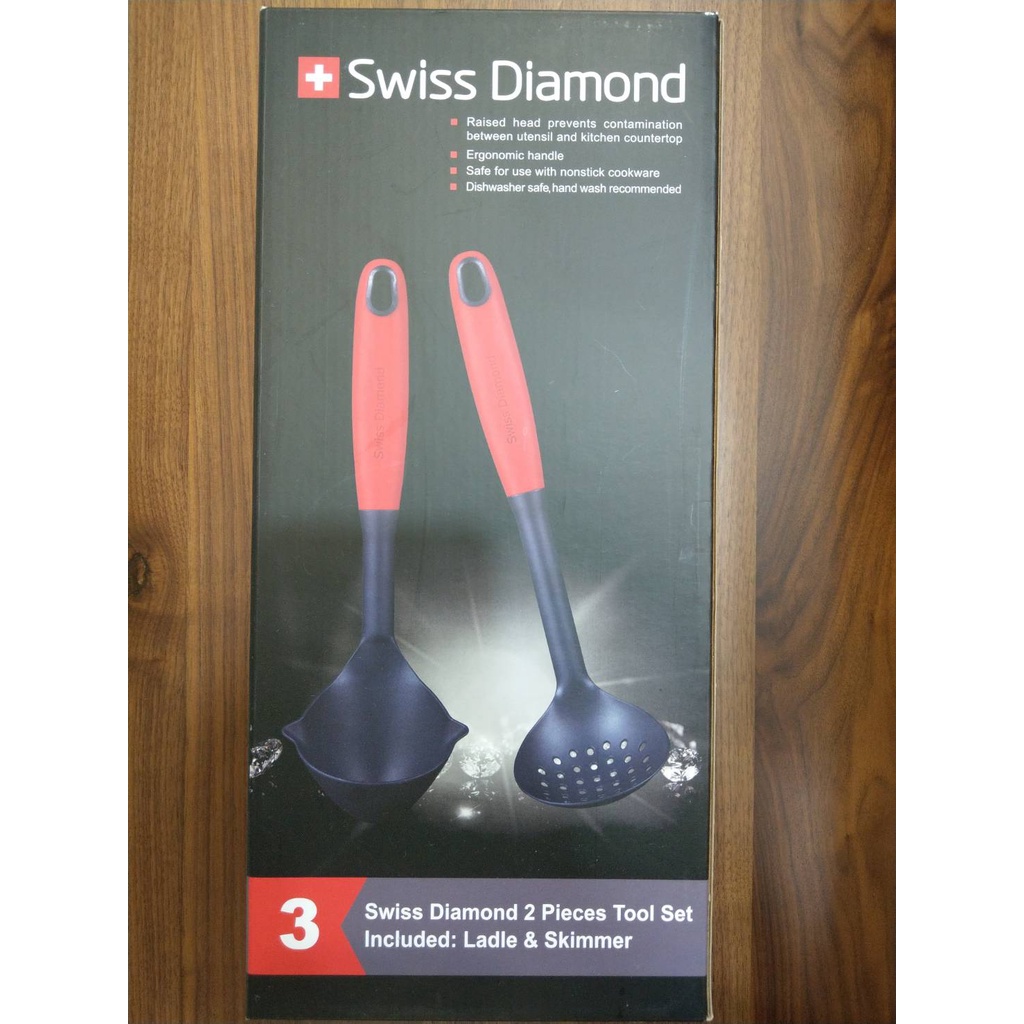 (免運) Swiss Diamond 瑞仕鑽石 湯勺+漏勺