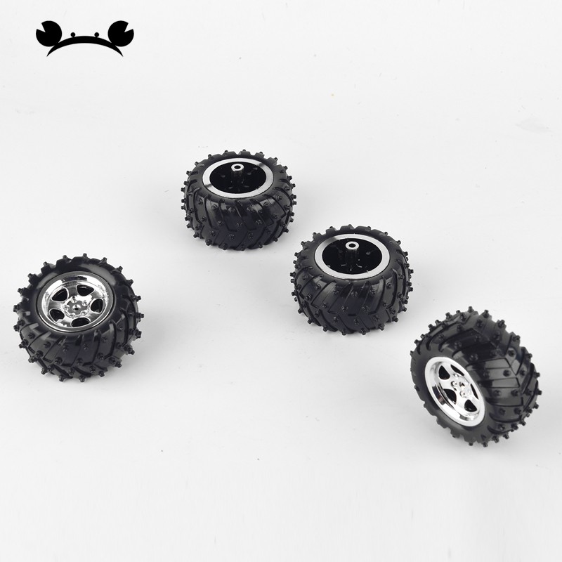 *5號模具館* 3*55mm越野車輪 DIY玩具車模型輪胎 抓地力強 橡膠防滑玩具車輪子