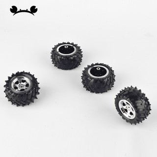 *5號模具館* 3*55mm越野車輪 DIY玩具車模型輪胎 抓地力強 橡膠防滑玩具車輪子