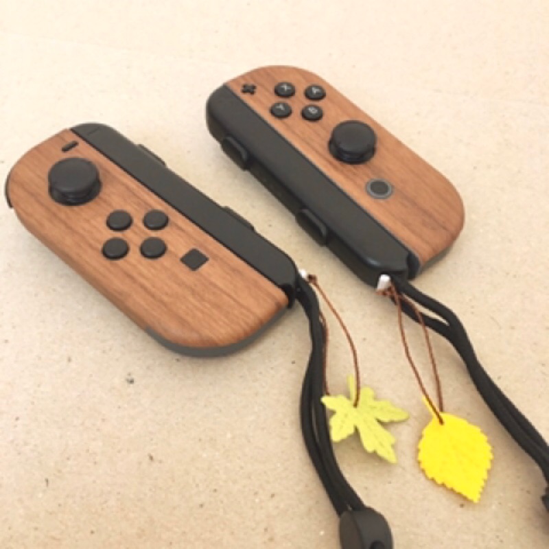 完美無瑕幫貼服務下標區 日本製 自然風仿真木紋痛貼保護貼任天堂switch Joy Con改造 蝦皮購物