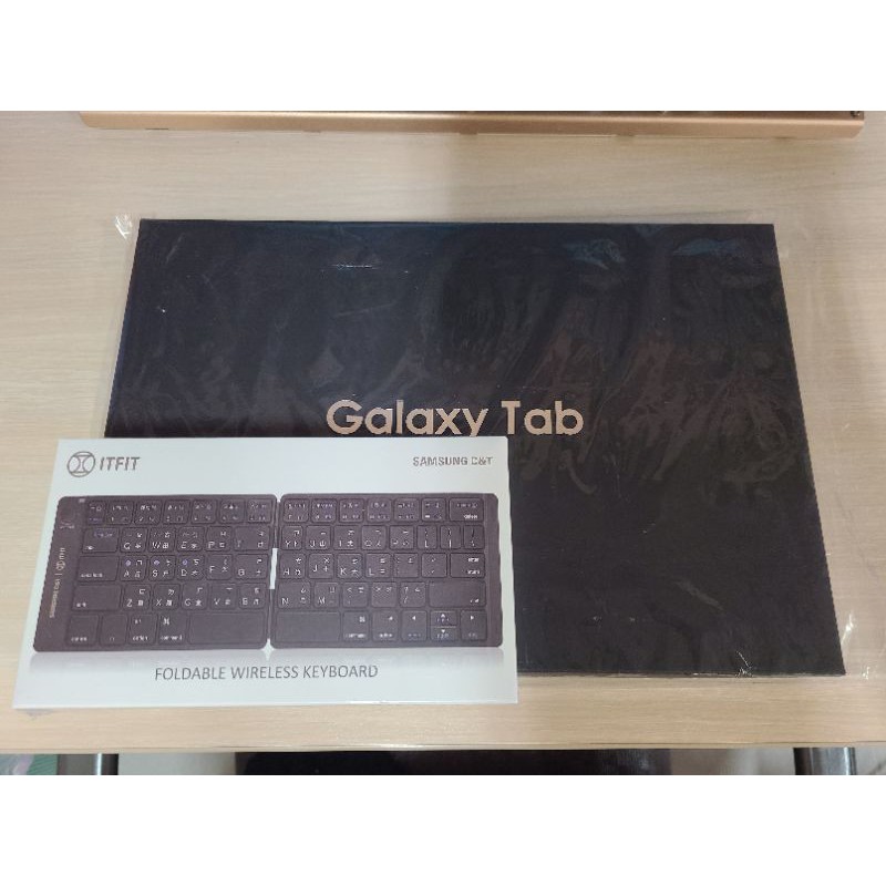 Samsung三星 星意禮享組 （摺疊鍵盤+平板收納包）藍牙鍵盤 ITFIT TAB S7 原廠收納包