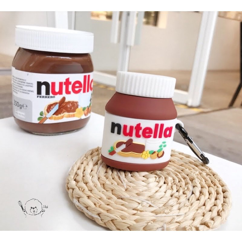 《Hui選物🫧》Nutella巧克力醬罐造型airpods保護套 現貨