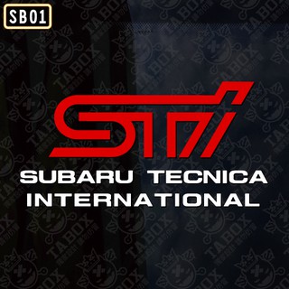【貼BOX】速霸陸SUBARU STI 霧燈蓋 反光3M貼紙【編號SB01】