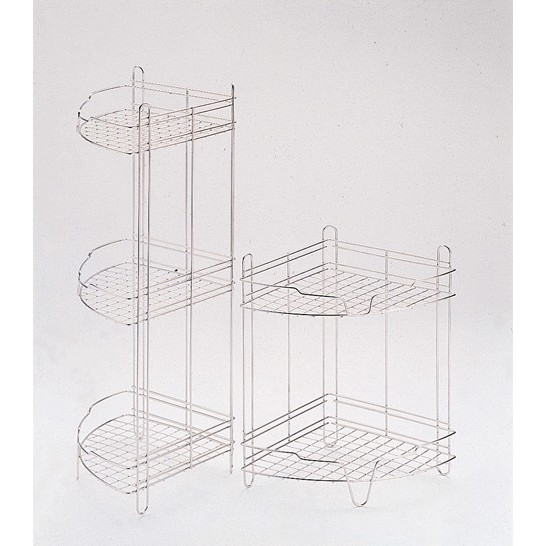 304不銹鋼S-3-1C三層架&amp;S-2-1C二層角落置物架 台灣製造 不鏽鋼三角架 置物架調味料瓶罐架轉角架瓶罐架