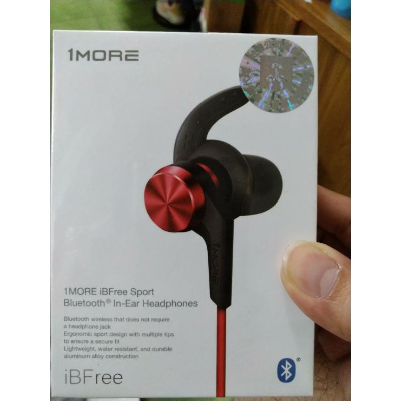 1MORE iBFree E1018 無線運動藍牙耳機 升級版(有正版雷射標籤貼紙)-紅色