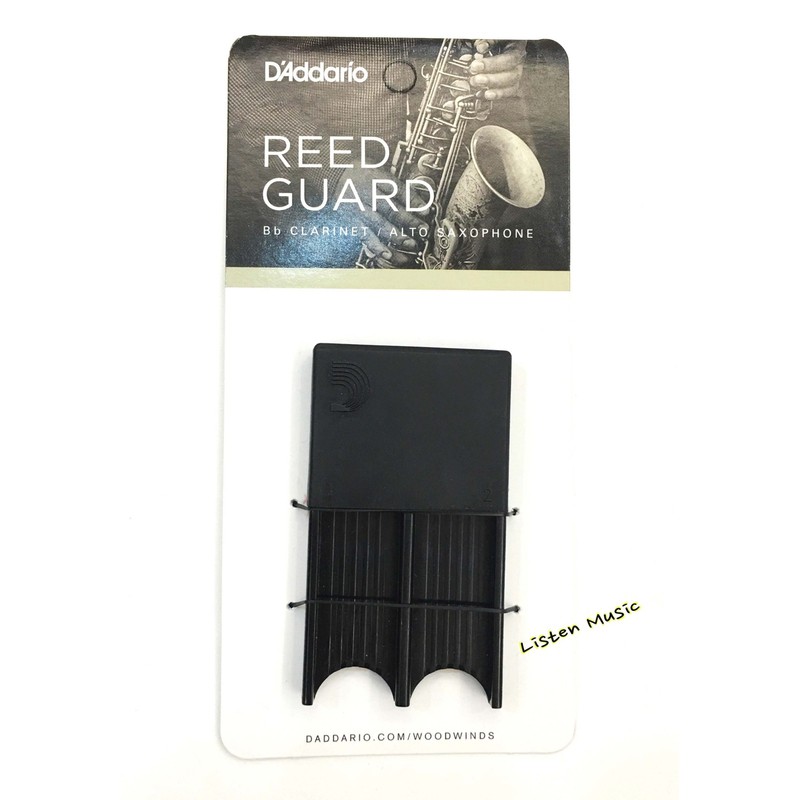 立昇樂器 DAddario Rico Reed Guard 竹片盒 竹片夾 可裝 4片 豎笛 中音薩克斯風 黑色