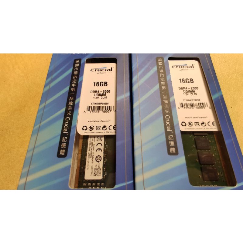 美光DDR4 2666 16G*2 swim3811