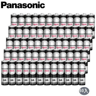 【國際牌Panasonic】碳鋅電池3號AA電池60入盒裝(R6NNT/1.5V黑錳電池/乾電池/公司貨) 廠商直送
