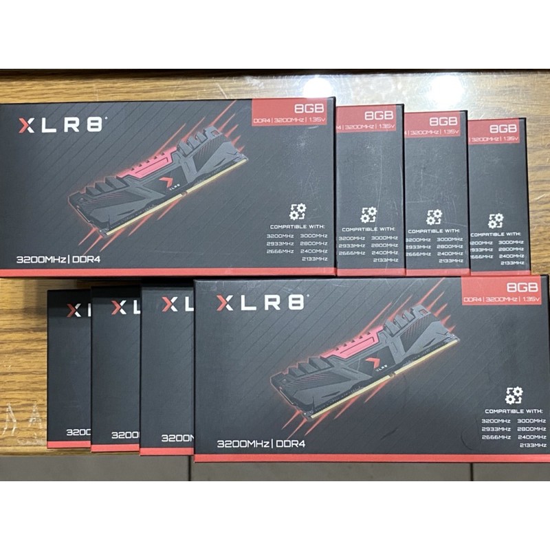 全新未拆 PNY DDR4 XLR8 3200 8G超頻記憶體