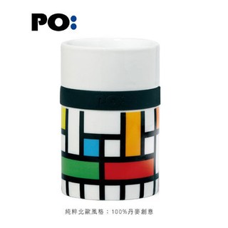 【米拉羅咖啡】丹麥原創 PO: 經典雙層杯350cc【格子窗戶】 隔熱杯、防燙手、馬克杯、咖啡杯