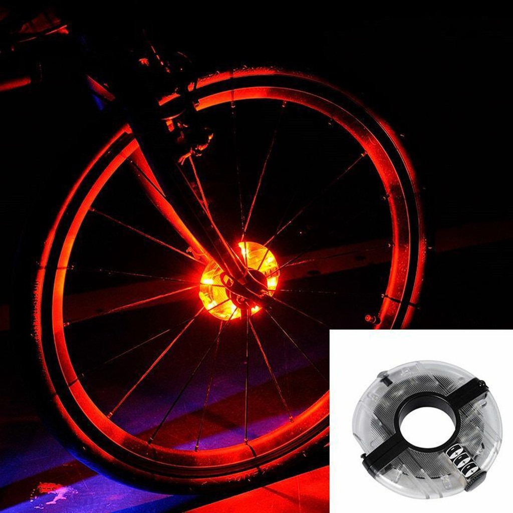 自行車車輪燈自行車前/尾輪轂燈 Led 輻條警示燈