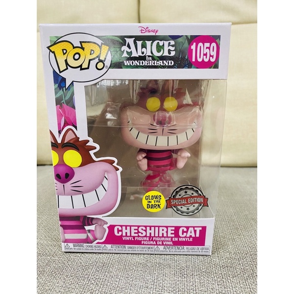 💗Betsytoys💗Funko Pop Disney迪士尼 70週年愛麗絲 妙妙貓 夜光Cheshire Cat