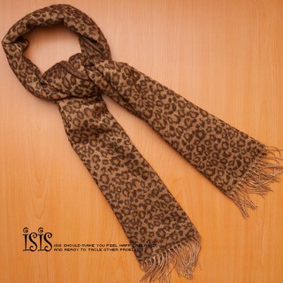 KURO-SHOP韓國進口 野性風格豹紋圍巾-可當披巾