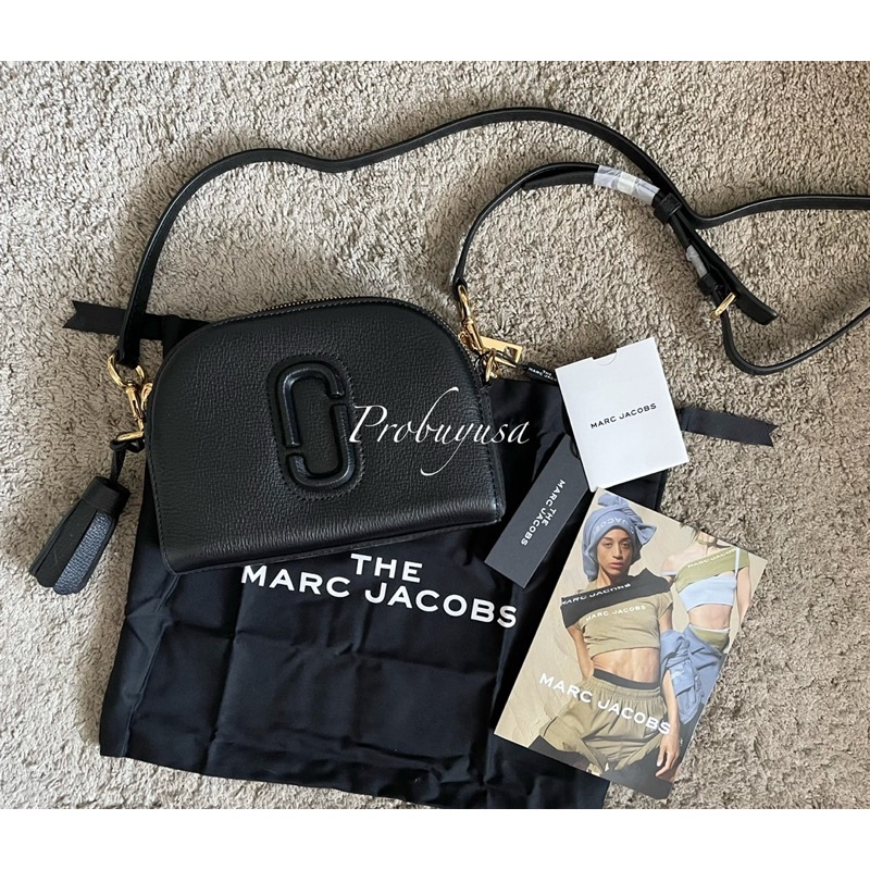 「現貨在台」全新 100%正品 Marc Jacobs  雙層 拉鍊開合 半月包/相機包/斜背包