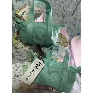 🌸正品🌸kipling 🌸亮眼綠色迷你包款吊飾 🌸零錢包鑰匙包 🌸MINI ART🌸