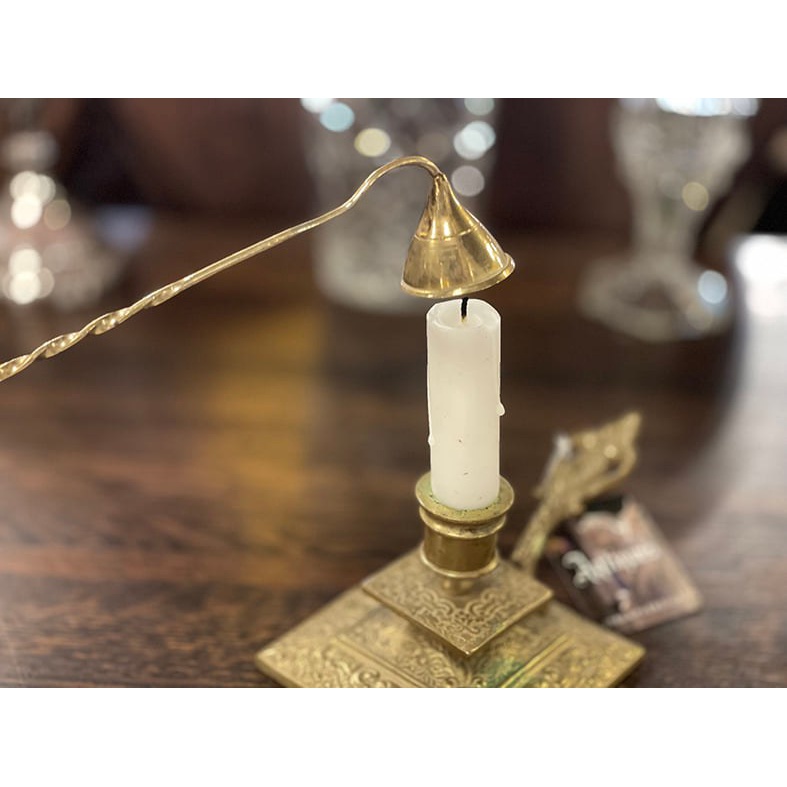 #19世紀 比利時手工黃銅滅燭器  #122060