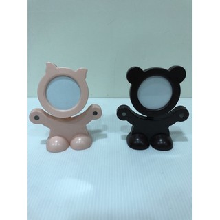 可愛動物造型相框 直立型可調式 直徑4.5公分
