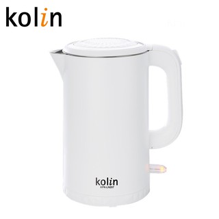 Kolin歌林1.7公升316不鏽鋼雙層防燙快煮壺 KPK-LN207 (限超商取貨)