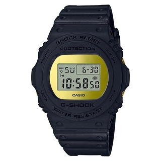 【CASIO】G-SHOCK 經典復刻 霧黑金屬風格 圓形數位電子錶 DW-5700BBMB-1 台灣卡西歐公司貨