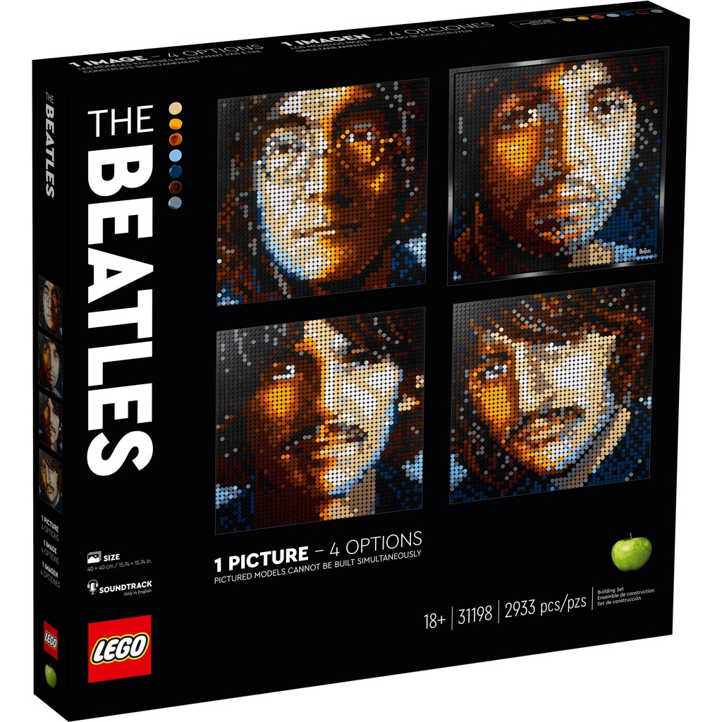 【台中OX創玩所】 LEGO 31198 馬賽克藝術系列 披頭四 THE BEATLES ART 樂高