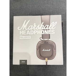 Marshall MAJOR II BROWN （有線！不是無線的喔）耳罩式線控耳機 咖啡棕《全新未拆》