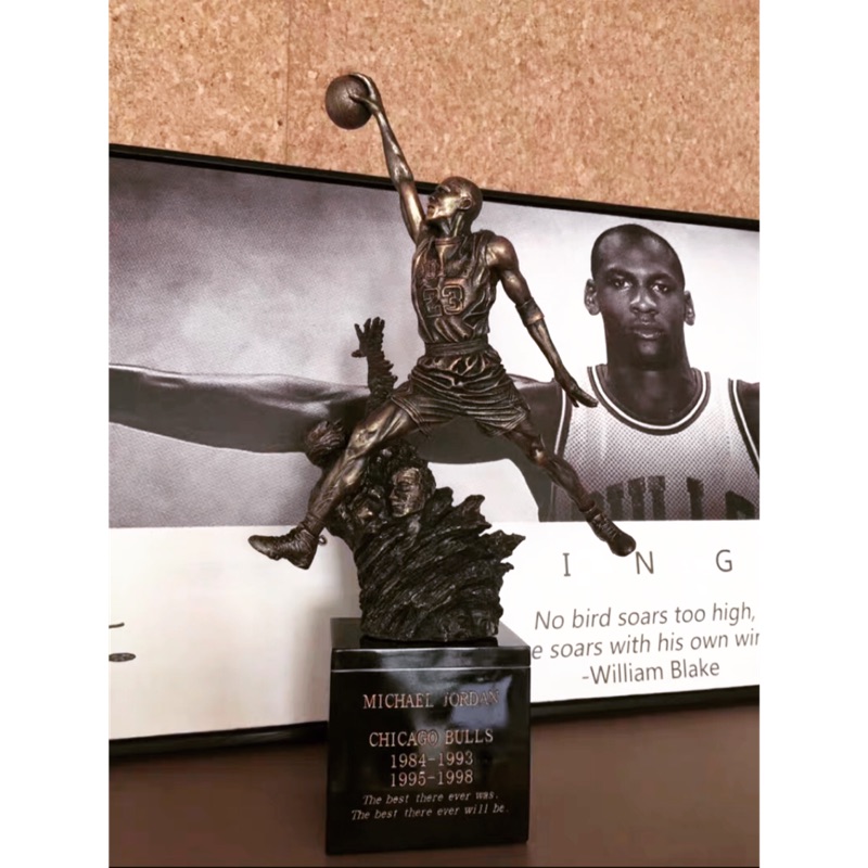 🇺🇸GI.JOE🌟Michael Jordan喬丹MJ #23 芝加哥公牛聯合中心 雕像 模型 公仔 玩偶 仿銅版