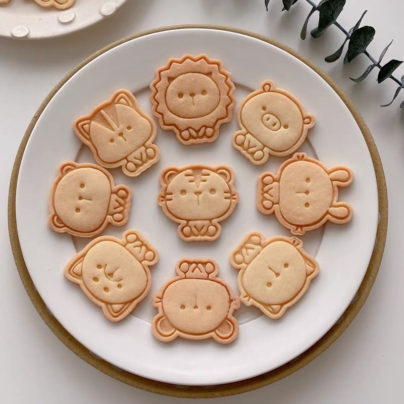 『Mi烘培』卡通動物餅乾模 兔子 老虎 松鼠 小豬 柴犬 貓 老鼠 餅乾 手工餅乾壓模 3D列印餅乾模 餅乾模 手工餅乾