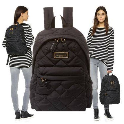 現貨 美國代購專瘃 Marc Jacobs 尼龍菱格後背包 蝦皮購物