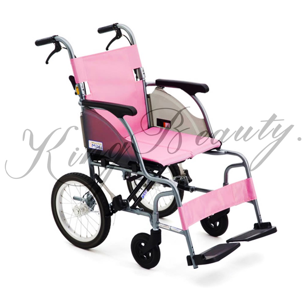 日本MIKI CRT-2 鋁合金輪椅 超輕量系列 輕量型輪椅 機械式輪椅 手動輪椅 羽量化 小輪款 外出款 符合B款補助