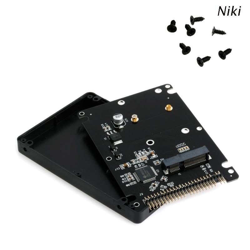 Niki 44PIN的mSATA 2.5 \“IDE硬盤SSD的mSATA到PATA轉接頭卡案例