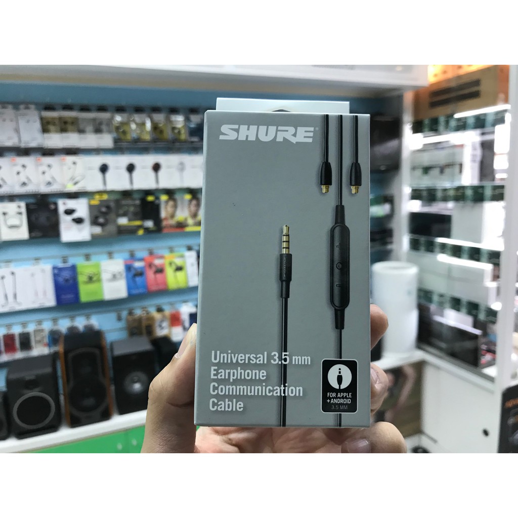 禾豐音響 新版 SHURE RMCE-UNI  耳機 iOS/安卓手機兩用線控線